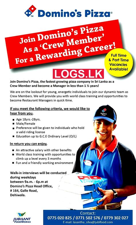 View all <strong>Domino's Pizza</strong> Enterprises <strong>jobs</strong> - Sepang <strong>jobs</strong> - Restaurant Manager <strong>jobs</strong> in Sepang; Salary Search: Restaurant Manager at <strong>Domino’s</strong> Taman Seroja, Selangor salaries in Sepang; See popular questions & answers about <strong>Domino's Pizza</strong> Enterprises. . Domino s pizza jobs
